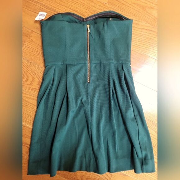 Amanda Uprichard Strapless Green Party Dress in Size Medium‎ - Picture 5 of 8